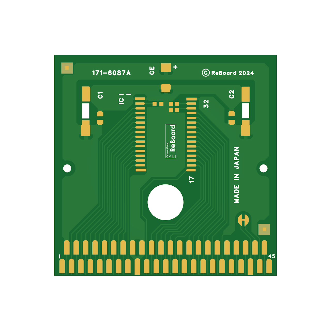 PCB ReBoard 2 en 1 pour Game Gear PCB ReBoard 2 en 1 pour Game Gear